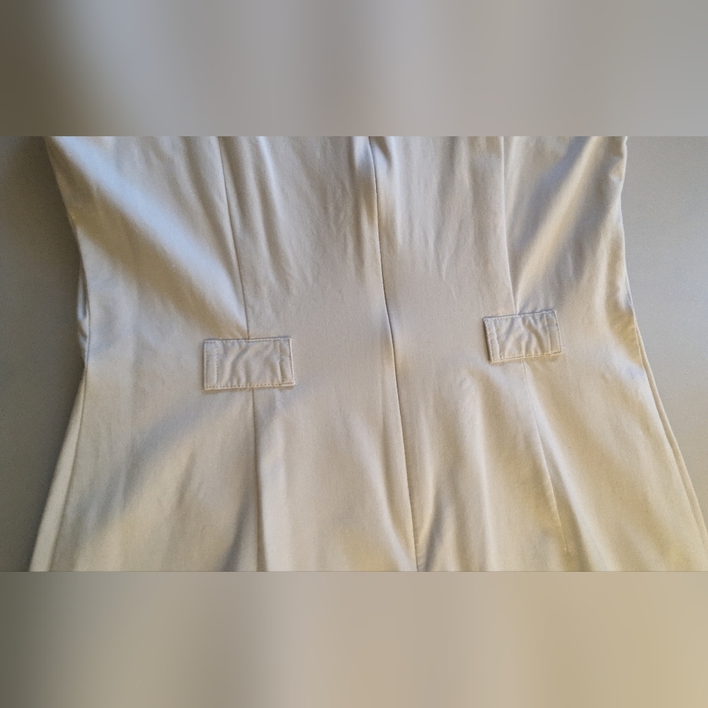 Vintage Ann Taylor Women's Stretch Classic Mini Sleeveless Belted Dress. Size 2P - Picture 5 of 11